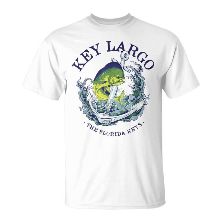 Vintage Mahi Mahi Key Largo Florida T-Shirt