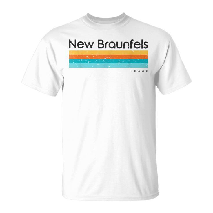 Vintage New Braunfels Tx Texas Usa Retro T-Shirt