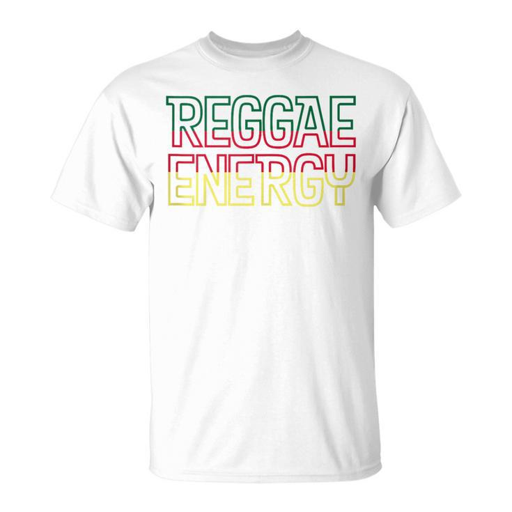 Vintage Reggae Energy Caribbean Love Rasta Roots Reggae T-Shirt
