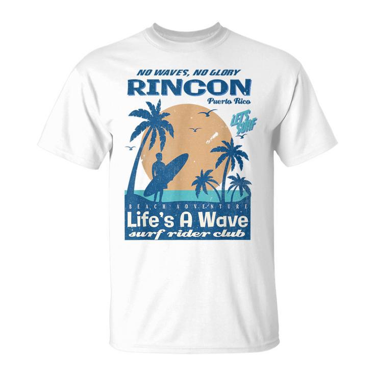 Vintage Rincon Puerto Rico Surf Rider Club T-Shirt