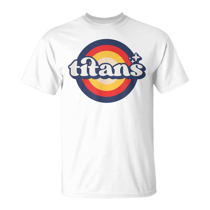 Vintage Titans High School Spirit Go Titans Pride T-Shirt