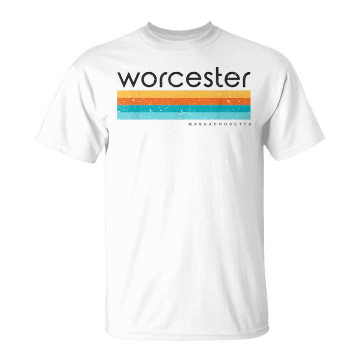 Vintage Worcester Massachusetts Ma Retro T-Shirt