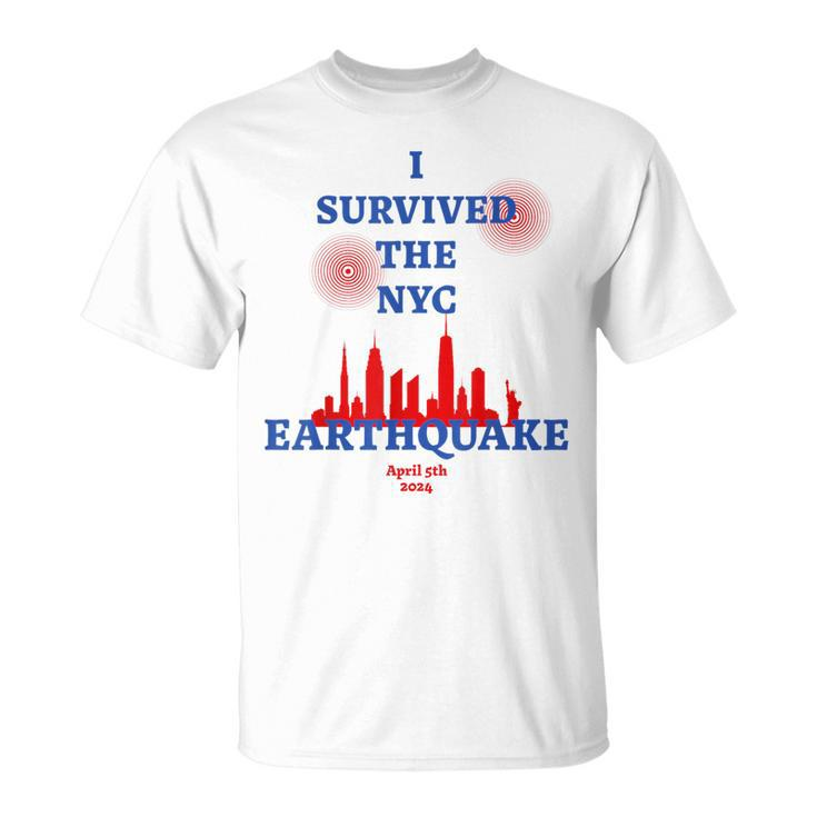 Viral I Survived The Nyc Earthquake T-Shirt