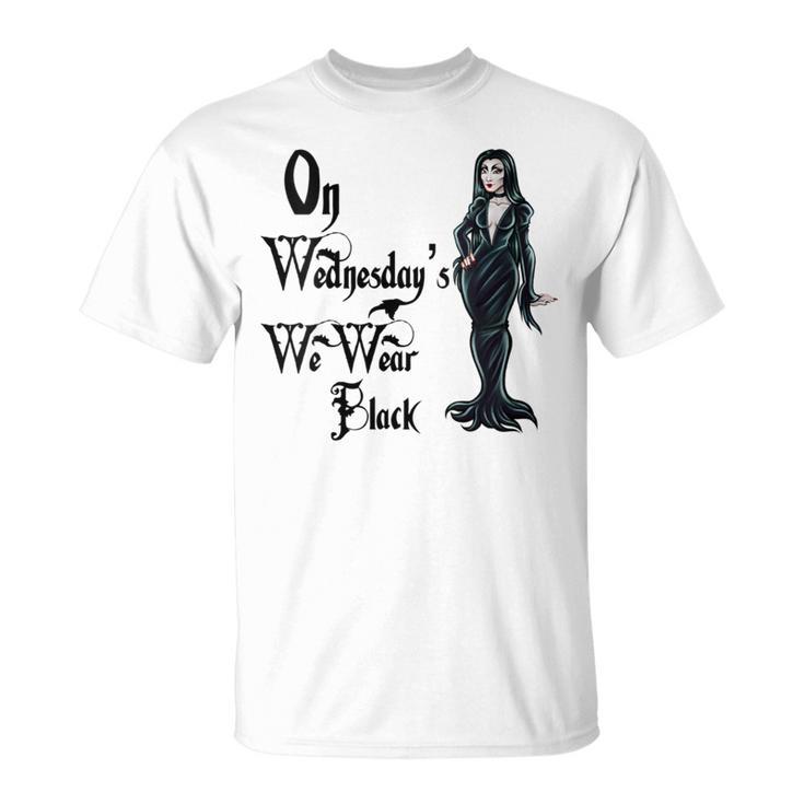 On Wednesday We Wear Black Bad Girls Villian Squad Goals T-Shirt