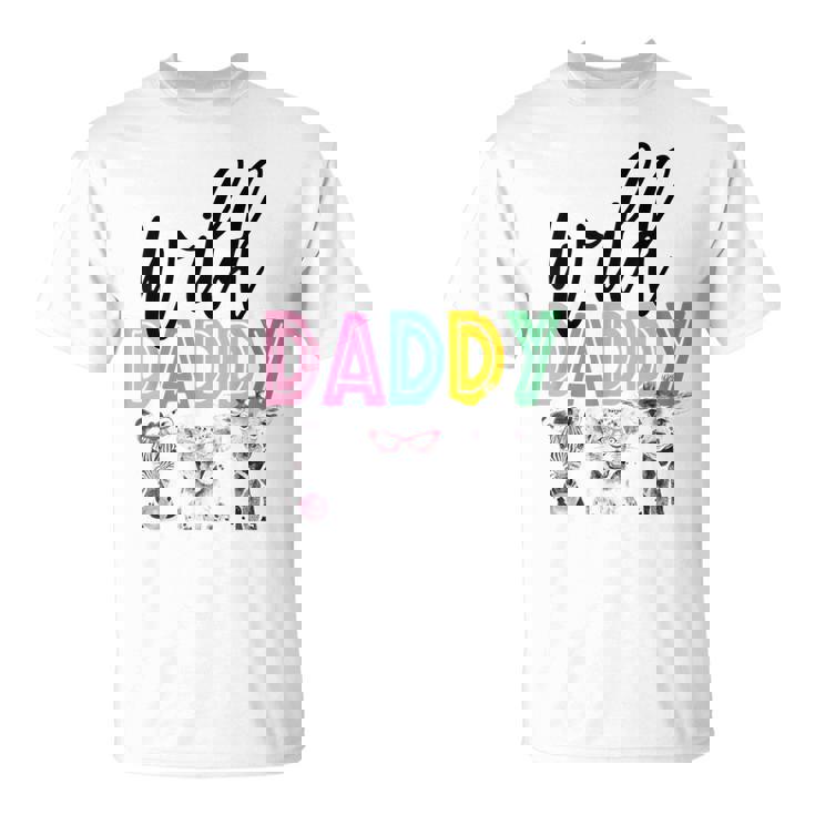 Wild Daddy Zoo Theme Birthday Safari Jungle Matching Party T-Shirt