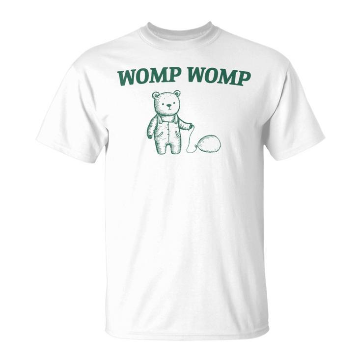 Womp Womp Bear With Ballon Meme T-Shirt
