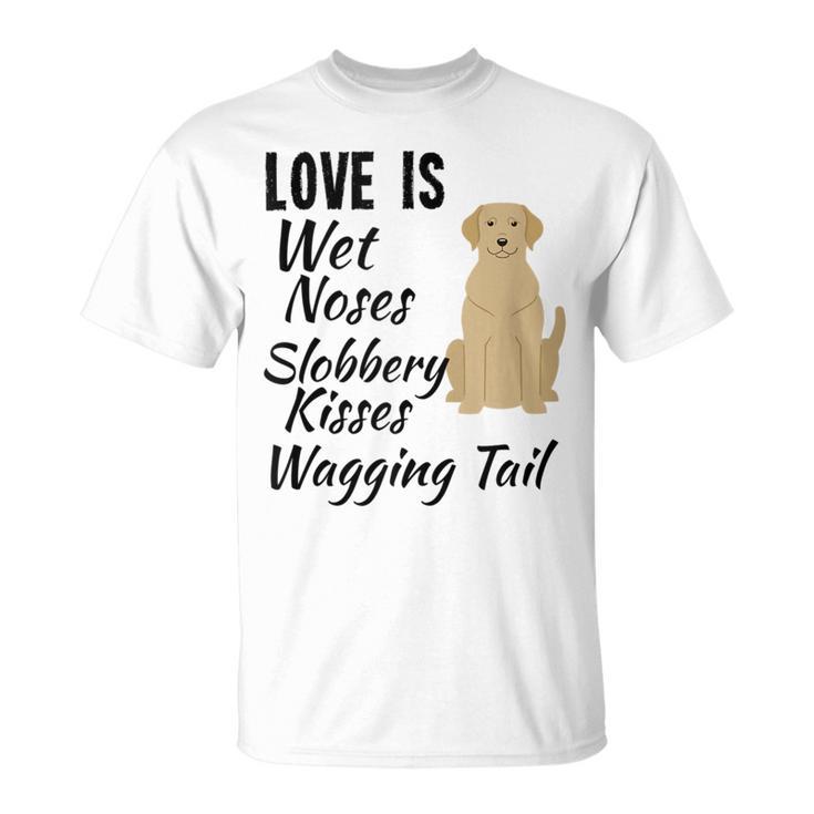 Yellow Labrador Retriever Dog Love My Lab Quote Saying T-Shirt