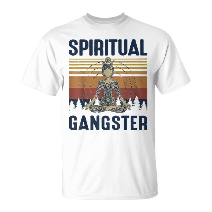 Yoga Girls Spiritual Gangsters Vintage Yoga Lover T-Shirt