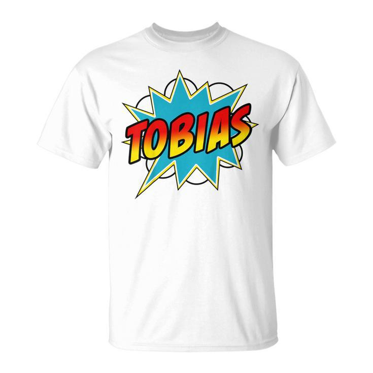 Youth Boys Tobias Comic Book Superhero Name T-Shirt