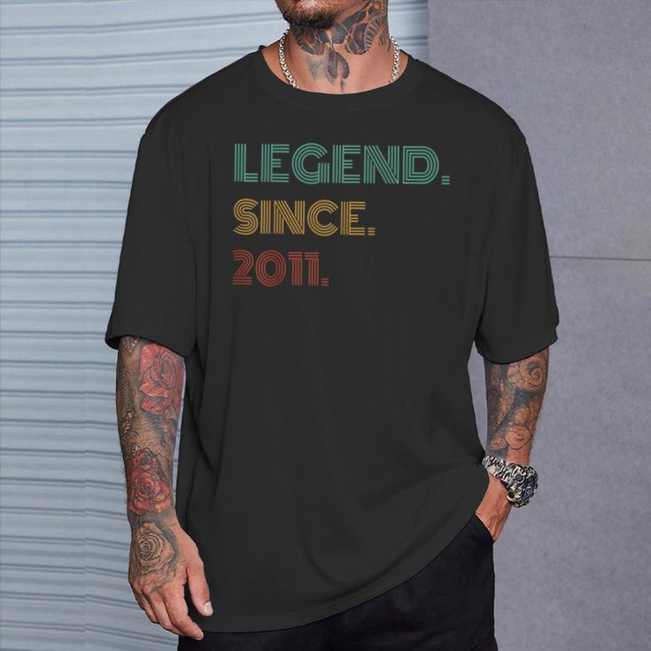 13 Years Old Legend Since 2011 13Th Birthday T-Shirt Gifts for Him