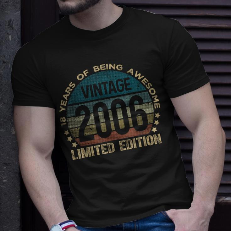 18Th Birthday 18 Year Old Vintage 2006 Limited Edition T-Shirt Gifts for Him