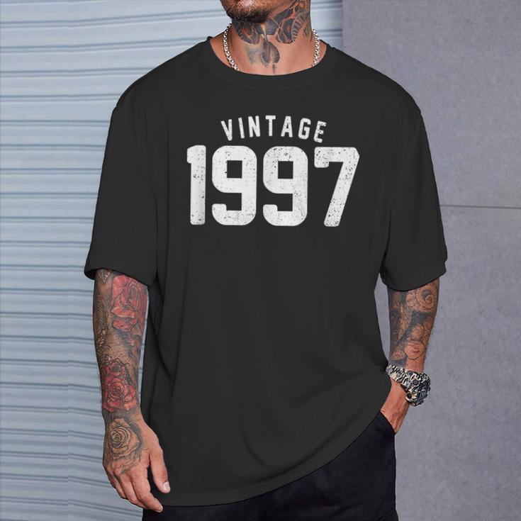 1997 Birthday Cool Vintage 24Th Birthday 1997 T-Shirt Gifts for Him