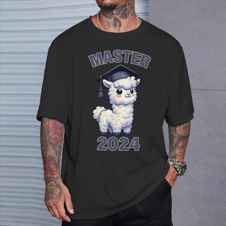 2024 Master Abschluss Studium Für Absolvent Masterabschluss T-Shirt Geschenke für Ihn