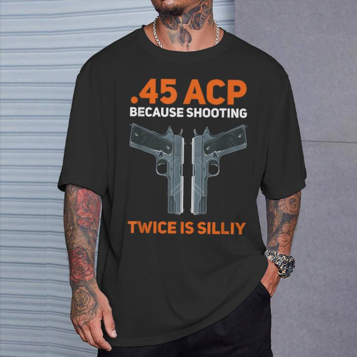 2Nd Amendment Pro Gun Safe 45 Acp 1911 2Nd Amendment T-Shirt Gifts for Him