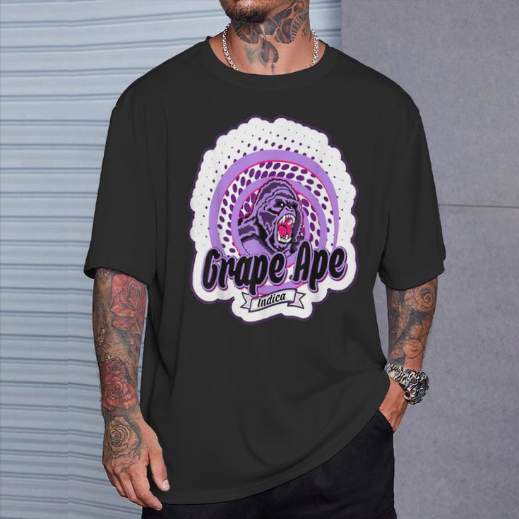 420 Cannabis Culture Grape Ape Stoner Marijuana Weed Strain T-Shirt Gifts for Him