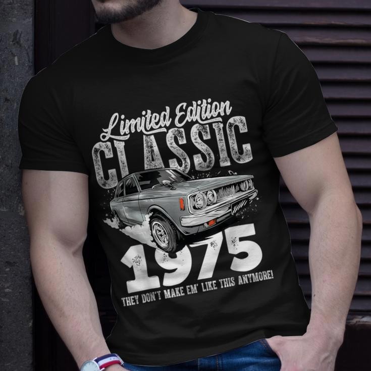 48Th Birthday Vintage Classic Car 1975 B-Day 48 Year Old T-Shirt Gifts for Him