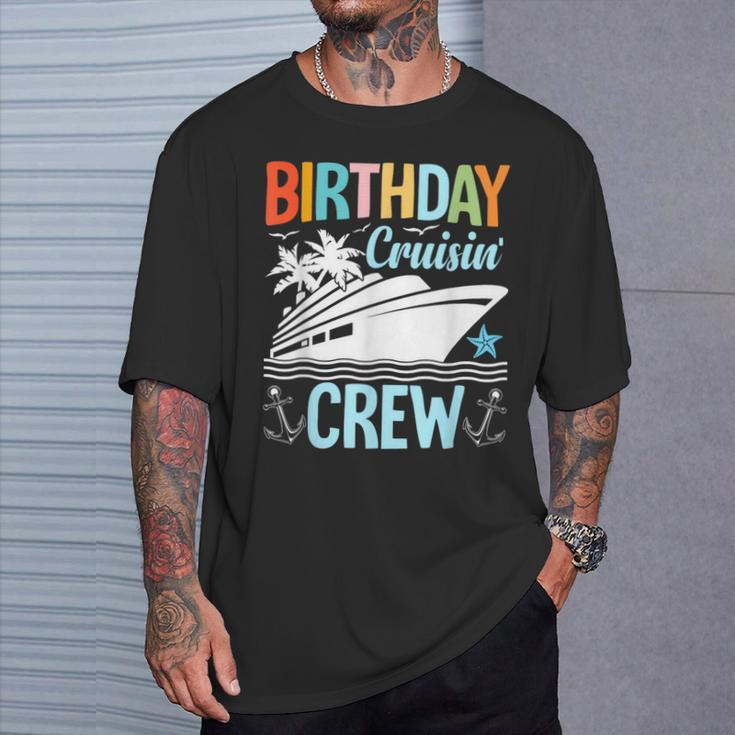 60Th Birthday Cruise 60 Years Old Cruising Crew Bday Party T-Shirt Gifts for Him