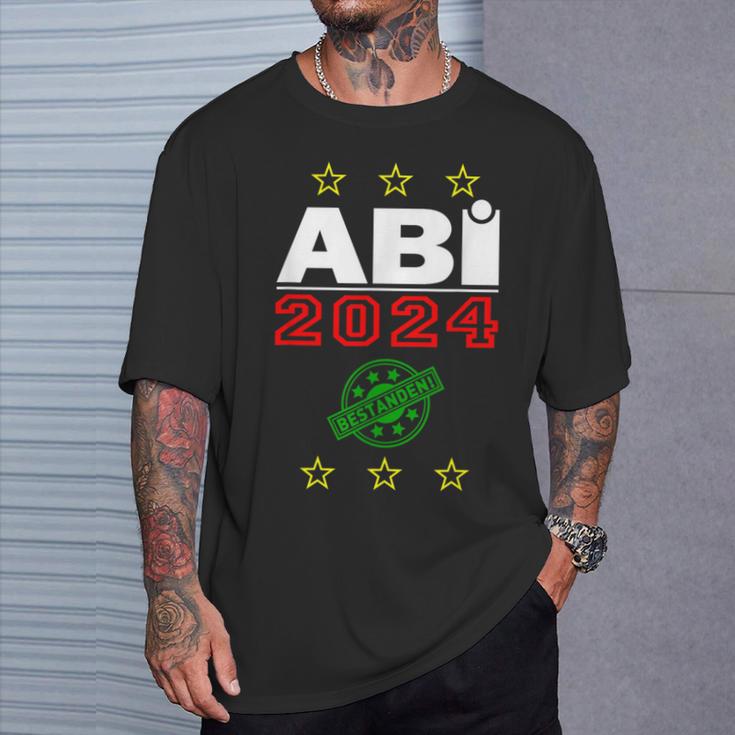 Abi Abitur Prüfung Abschluss Gymnasium 2024 Geschenk Idee T-Shirt Geschenke für Ihn