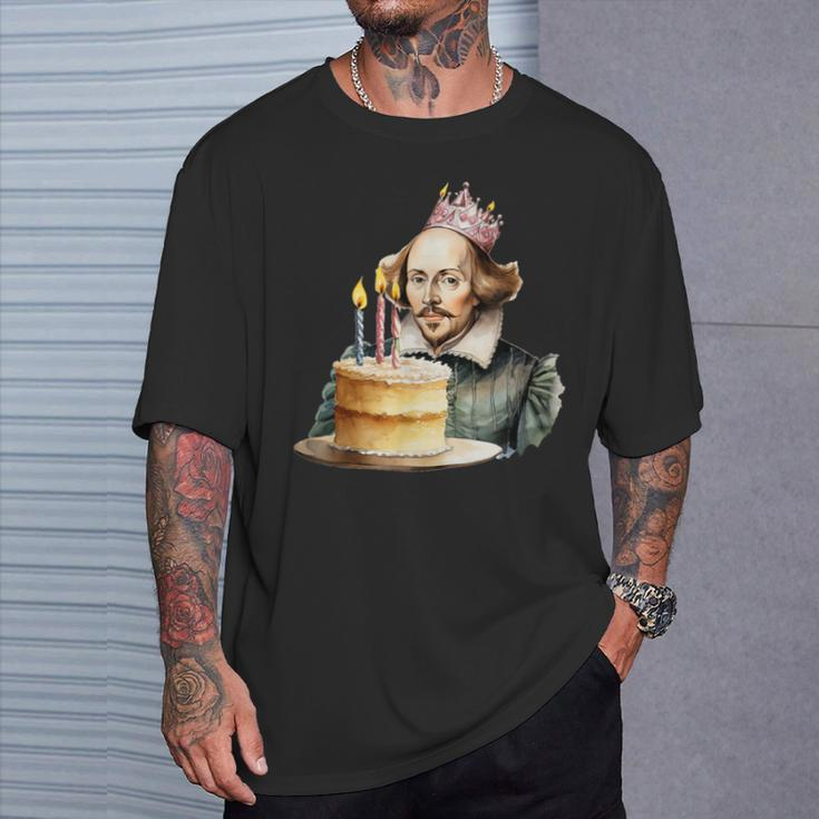 Adult Birthday Party Shakespeare Theme T-Shirt Gifts for Him
