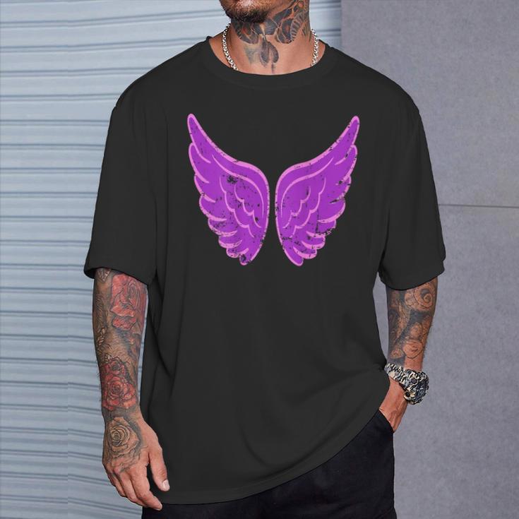 Alas De Angel Con Alas En La Espalda Angel Camiseta unisex Regalos para él