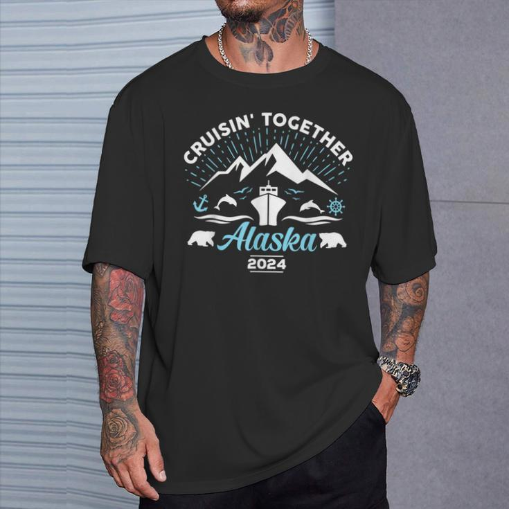 Alaska Cruise 2024 Family Friends Group Travel Matching T-Shirt Gifts for Him