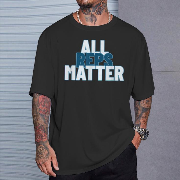 Alle Reps Matter Sportbekleidung T-Shirt Geschenke für Ihn