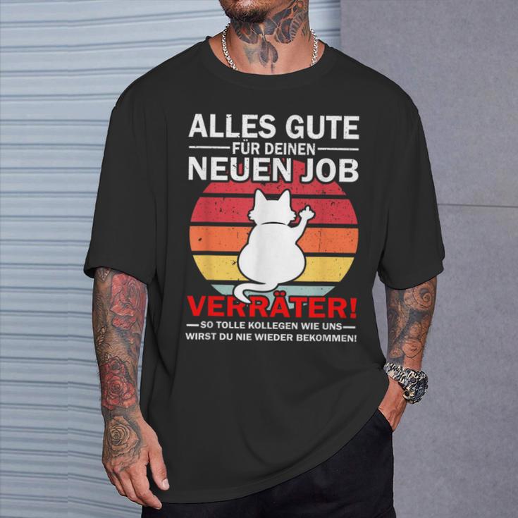 Alles Gute Für Dein Neue Job Zum Job Farewell S T-Shirt Geschenke für Ihn