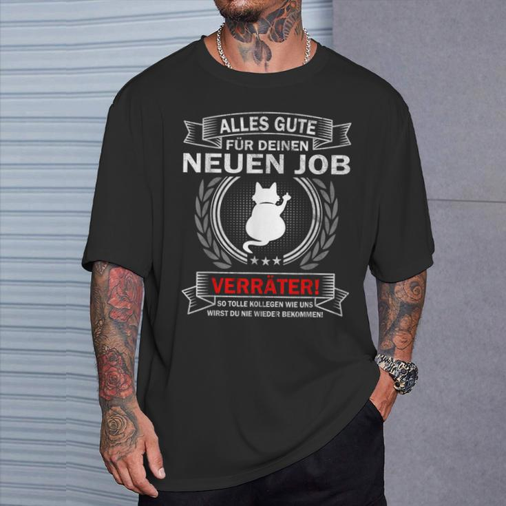 Alles Gute Neuer Job Verräter T-Shirt, Lustiges Abschiedsgeschenk Geschenke für Ihn