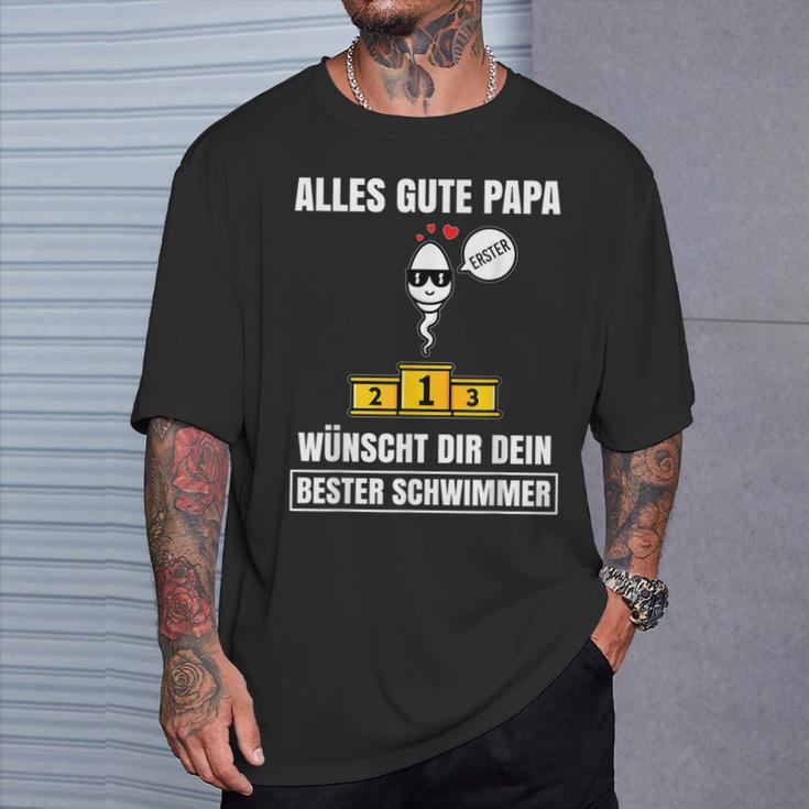 Alles Gute Papa Dein Beste Schwimmer -Ater Papa Father's Day S T-Shirt Geschenke für Ihn