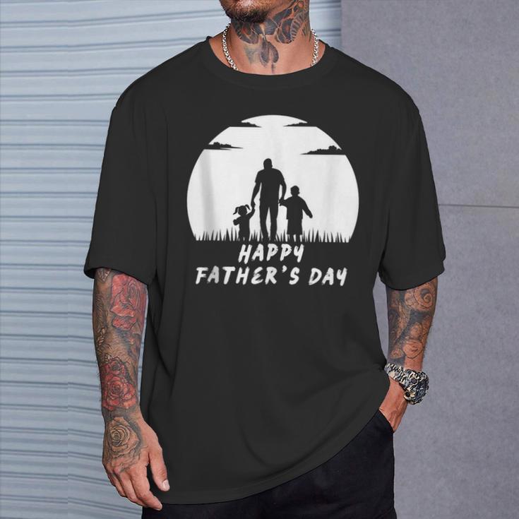 Alles Gute Zumatertag Für Papa Und Kinder Outdoor- T-Shirt Geschenke für Ihn