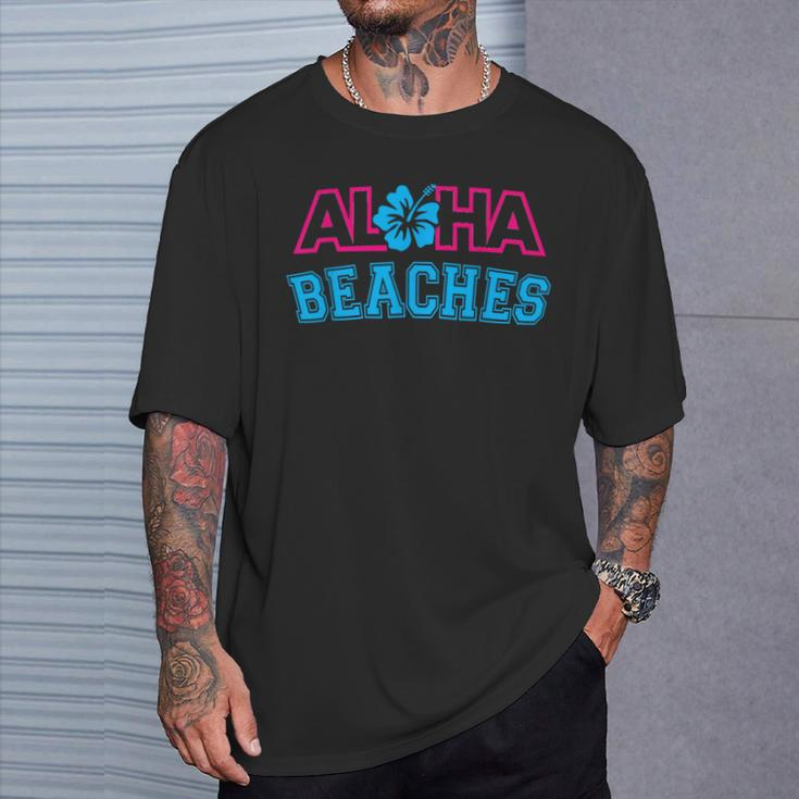 Aloha Beaches Hawaii Hawaiian Aloha T-Shirt Gifts for Him