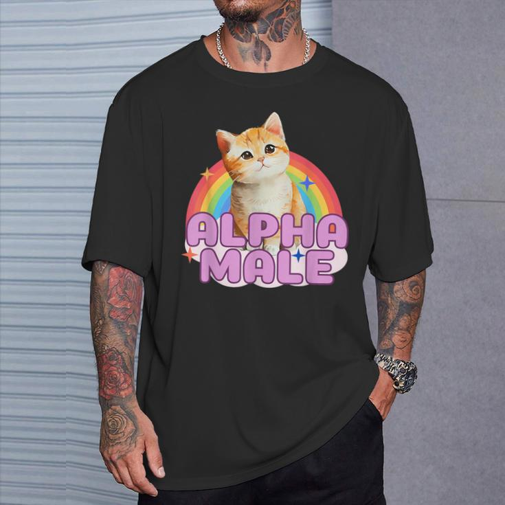 Alpha Male Cat Kitten T-Shirt Geschenke für Ihn