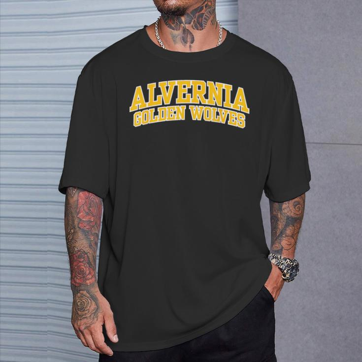 Alvernia University Golden Wolves 01 T-Shirt Gifts for Him