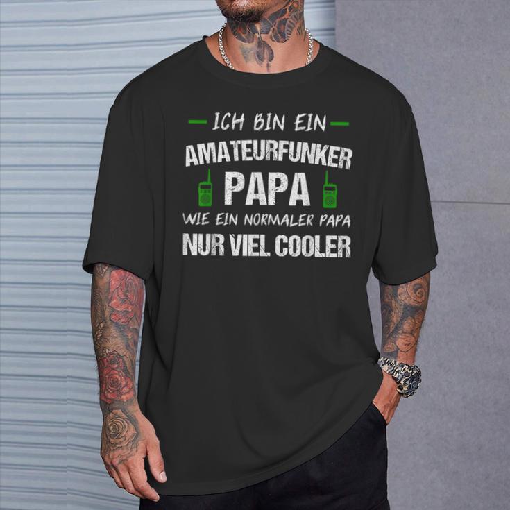 Amateur Radio Dad Radio Ham Amateur Radio T-Shirt Geschenke für Ihn