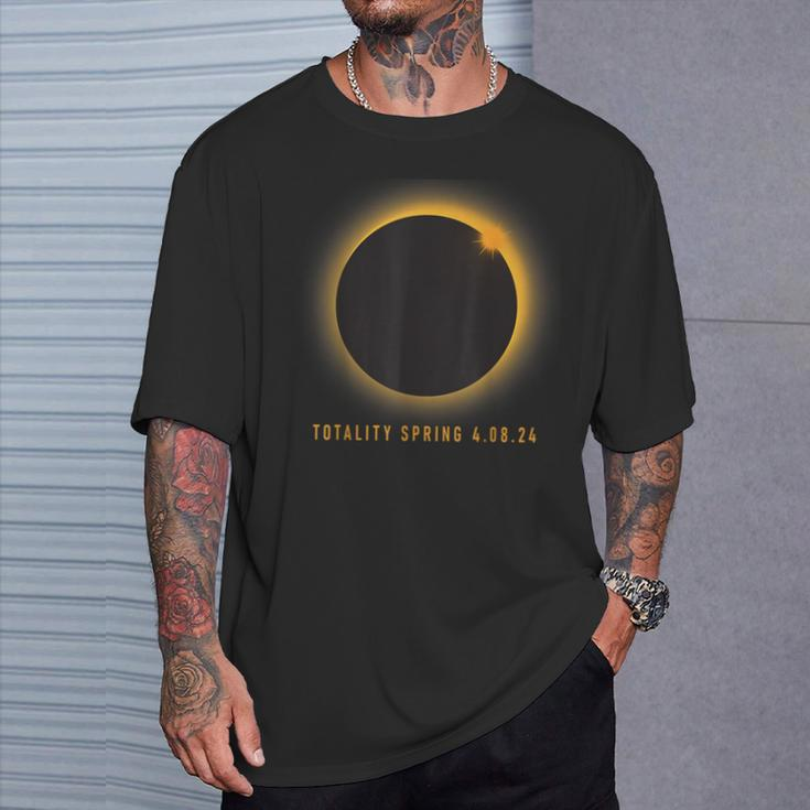 America Solar Eclipse 2024 Totality Spring 40824 T-Shirt Gifts for Him