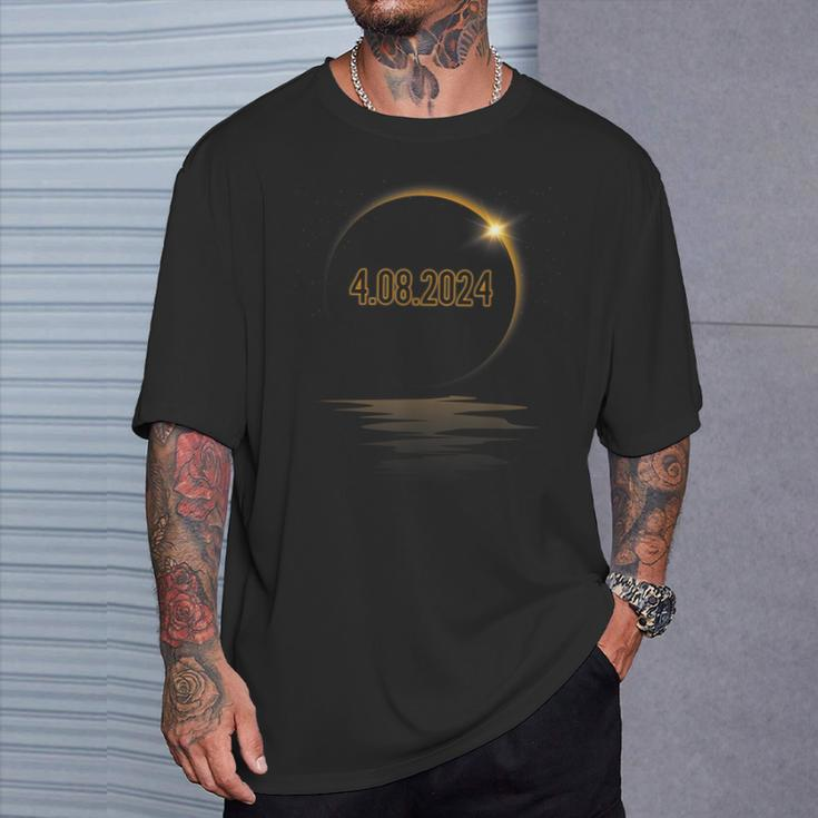 America Totality Spring April 8Th 2024 Total Eclipse T-Shirt Gifts for Him