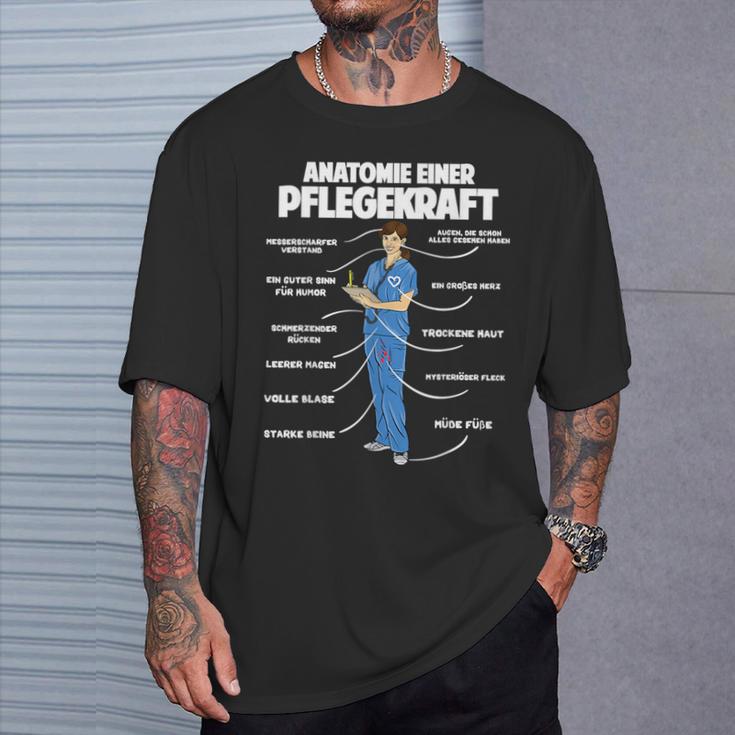 Anatomie Einer Pflegekraft Elderly Nursing T-Shirt Geschenke für Ihn