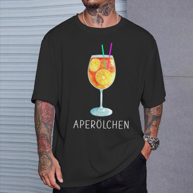 Aperölchen Spritz Summer Drink Cocktail Drink S T-Shirt Geschenke für Ihn