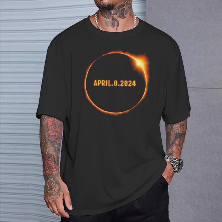 April Eclipse 2024 Total Solar Eclipse Astronomy Missouri T-Shirt Gifts for Him