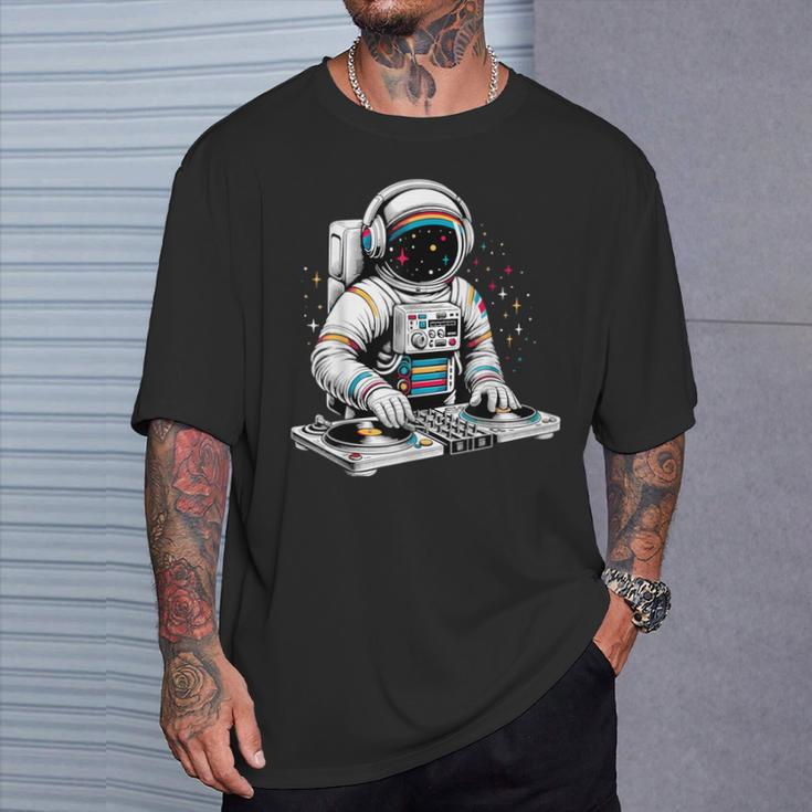 Astronaut Dj Planets Space T-Shirt Gifts for Him