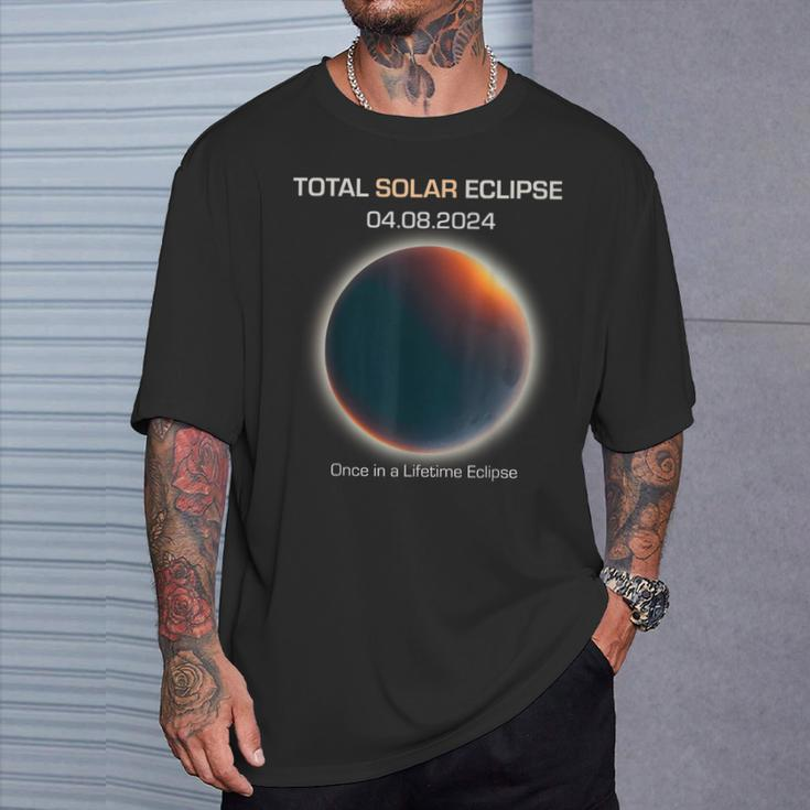 Astronomy Once In A Lifetime Eclipse Minimalistic Solar Ecli T-Shirt Gifts for Him