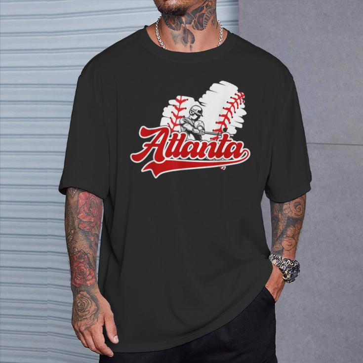 Atlanta Strong Cute Heart Souvenir Im Proud Of Atlanta T-Shirt Gifts for Him