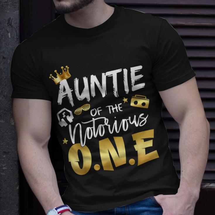 Auntie Of The Notorious One Old School Hip Hop 1St Birthday T-Shirt Gifts for Him