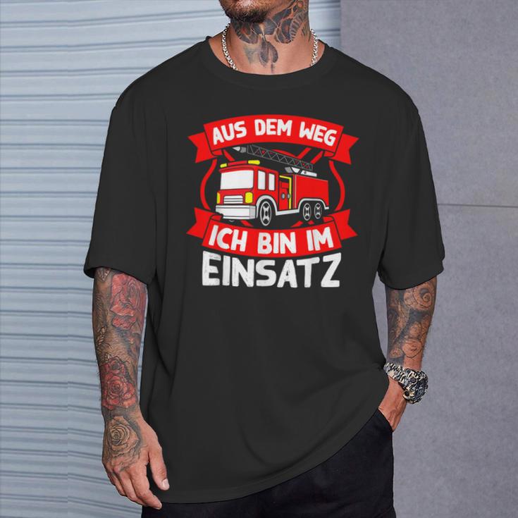 Aus Dem Weg Ich Bin Im Einsatz German Langu T-Shirt Geschenke für Ihn