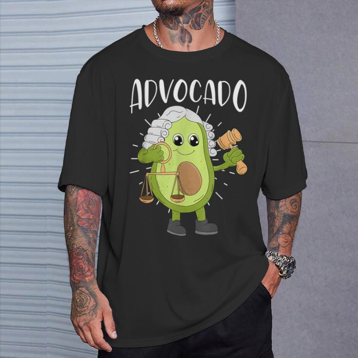 Avocado Jura Student Advocado Jurist S T-Shirt Geschenke für Ihn