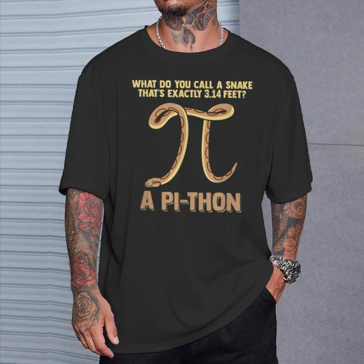 Ball Python Pi Snake Pet Owner Animal Ball Python T-Shirt Gifts for Him