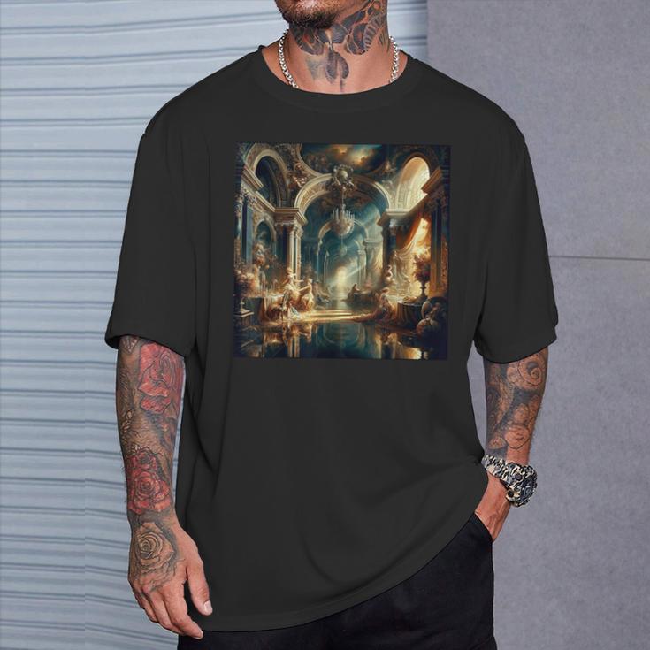 Barocke Kunstbewegung Dramatischer Lichtschatten Italien T-Shirt Geschenke für Ihn