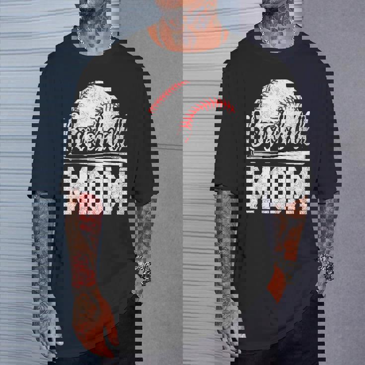 Baseball Mom Baseball Player Game Day Mother's Day T-Shirt Gifts for Him