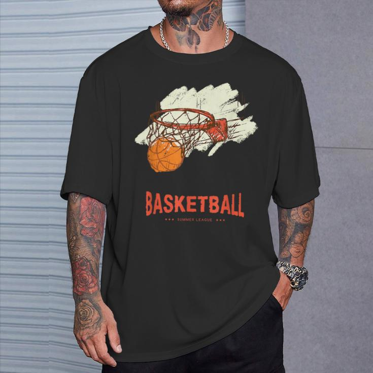 Basketball Usa-Nba Summer LeagueT-Shirt Gifts for Him