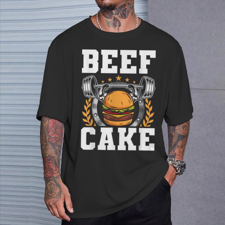 Beefcake Burger For Muscle And Gym Burger Lovers T-Shirt Gifts for Him